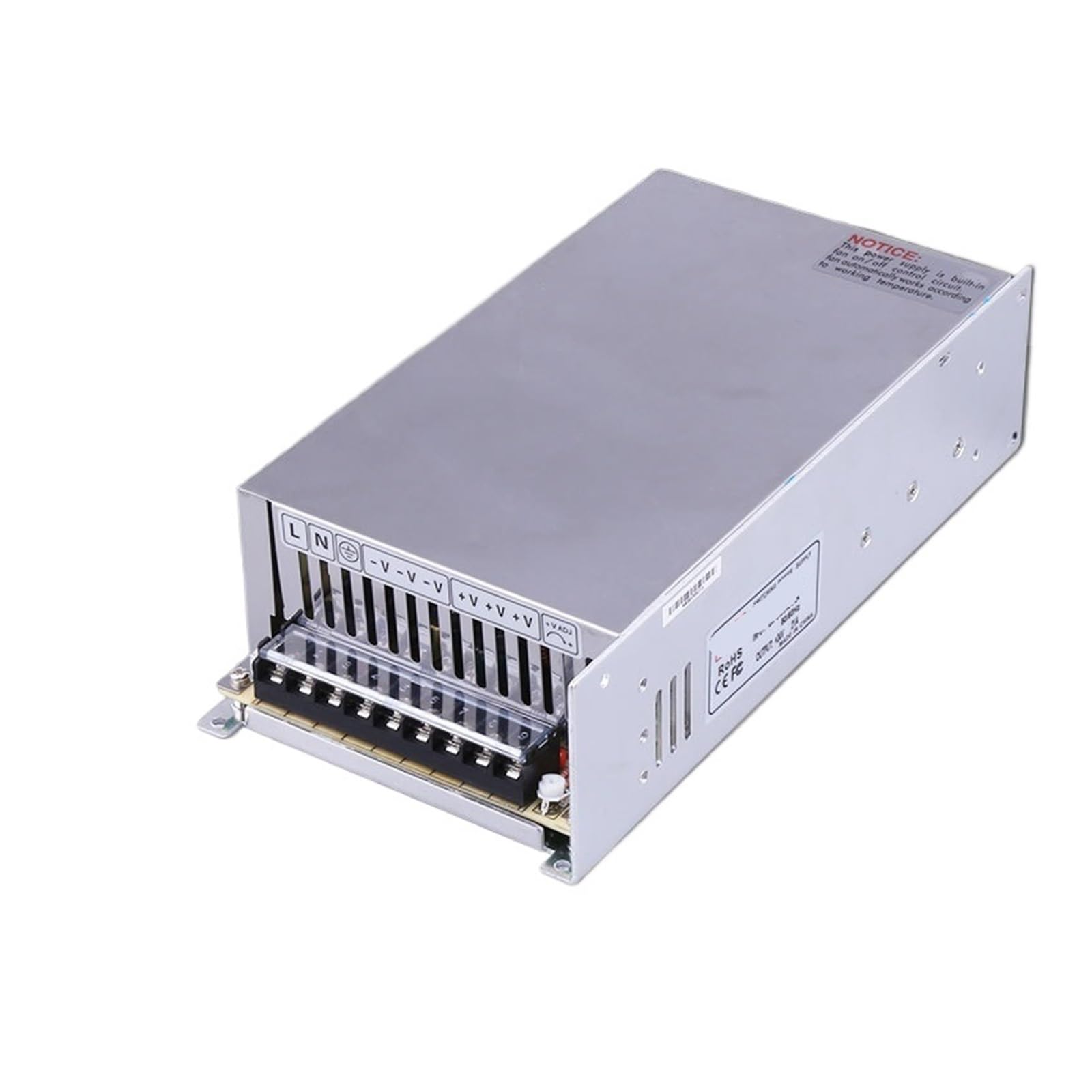 PWANUIGTE Switching Power Supply S-600W-24V25A12V5V36V48V DC Regulated Industrial Monitoring(S-600-48)