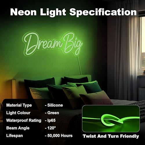 Image of Forus 1 Meter LED Neon Strip Light - Green, Flexible Waterproof Cuttable Rope Lights, Indoor Outdoor Diwali Decorative Cove Lighting, Home Decor, Festival, Villa Decorations