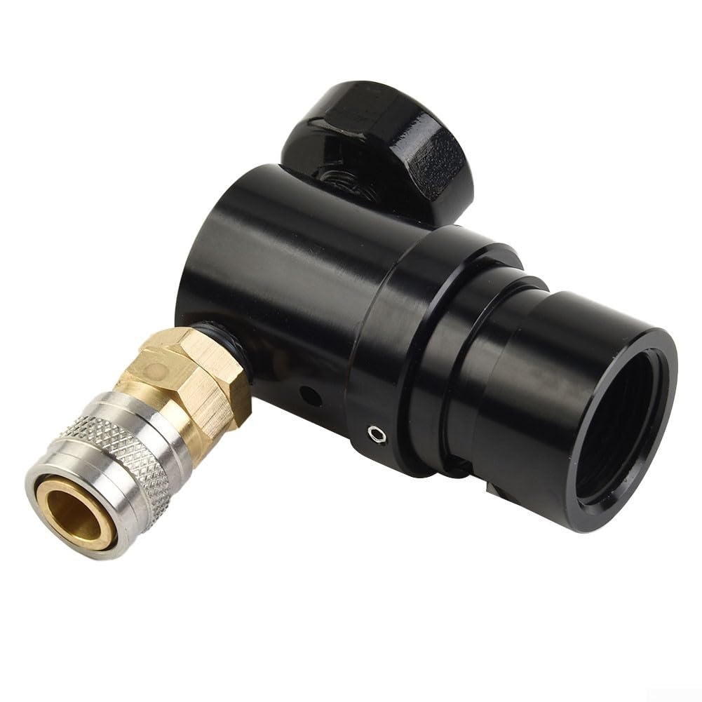 Oniissy Airsoft Paintball pour régulateur HPA MR GEN2 avec coupleur Foster et tuyau à distance, sortie réglable 40-150 psi, compatible avec ou SLP réservoirs pour précision (régulateur 1# uniquement)