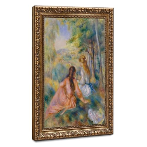 Impression toile In The Meadow Renoir cadre mural bureau