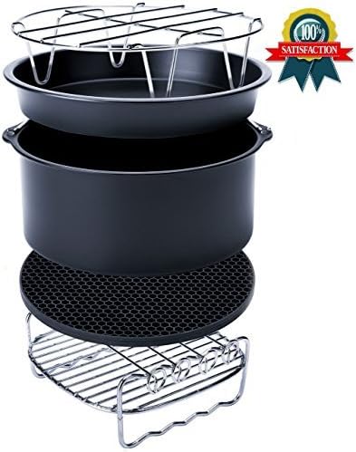 Air Fryer Accessories for Gowise Phillips and Cozyna Etc,Air Fryer Accessories Kit of 5 Fit all 3.7QT-5.3QT-5.8QT