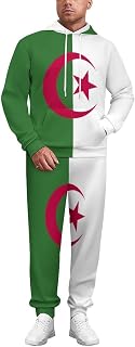 Fattyeery Long Sleeve Funny Print Hoodie Set Mens Sweatpants Fernch Polynesia Flag Winter Blouse for Unisex Sweatshirt