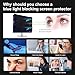 Hoktods Magnetic Hanging Computer Privacy Screen 32 Inch, Removable Privacy Shield for 16:9 Widescreen Frameless Monitor, Anti Spy Anti Scratch Anti Glare Blue Light Screen Protector
