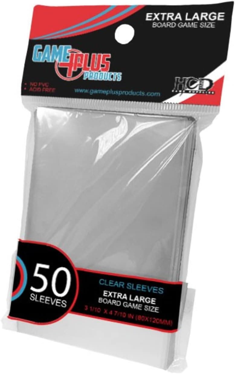 Card Sleeves: Extra Large Board Game Size (50)