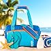Gonex Swim Bag, Gym Bag for Women Men, Swimsuit Bag Wet Dry Separated Sport Duffle Bag Travel Tote Luggage Bag Medium Blue