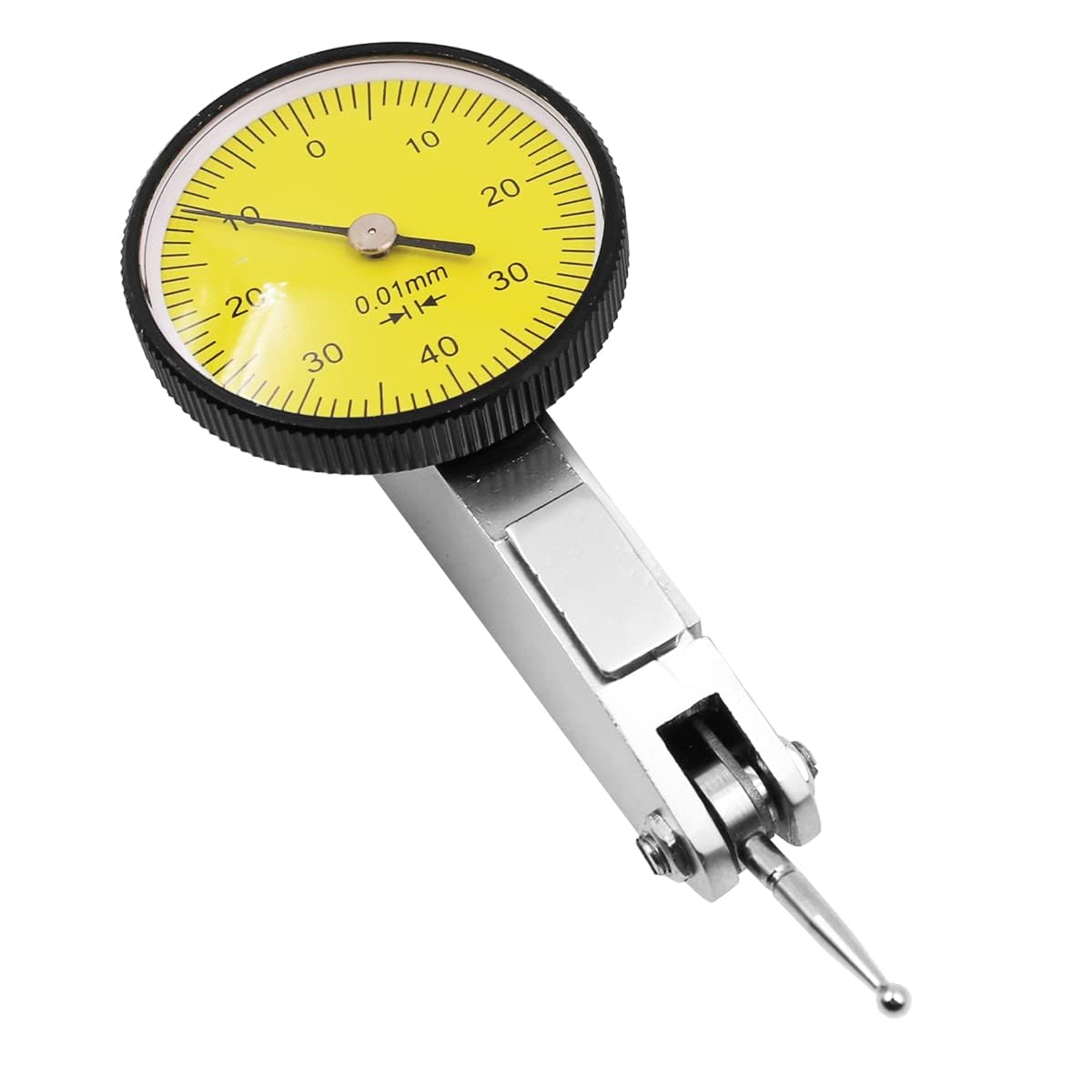 Comparatore a Leva di Precisione 0,01 mm 0-0,8 mm per Misurazioni Assemblaggio Lavorazione