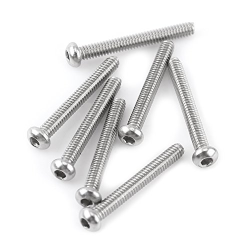 230pcs 304 Stainless Steel Button Head Screws Bolts Nuts Kit m2 screws M2 Bolt and Nut M2 Screws Nuts for Various Purposes M2 Screws Kit Used Widely on Home and Office Appliance Square Head Bolts - Image 3