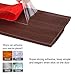 MAGZO Under Door Weather Seal, 2 Inch Width X 39 Inch Length Weather Stripping Under Door Draft Stopper Door Seal Insulation Door Sweeps for Both Interior and Exterior Doors Bottom(Brown)