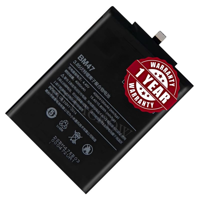Image of Original BM47 Battery Compatible with Xiaomi Redmi 3s Prime - (4100mAh) - 1 Year Warranty CD4