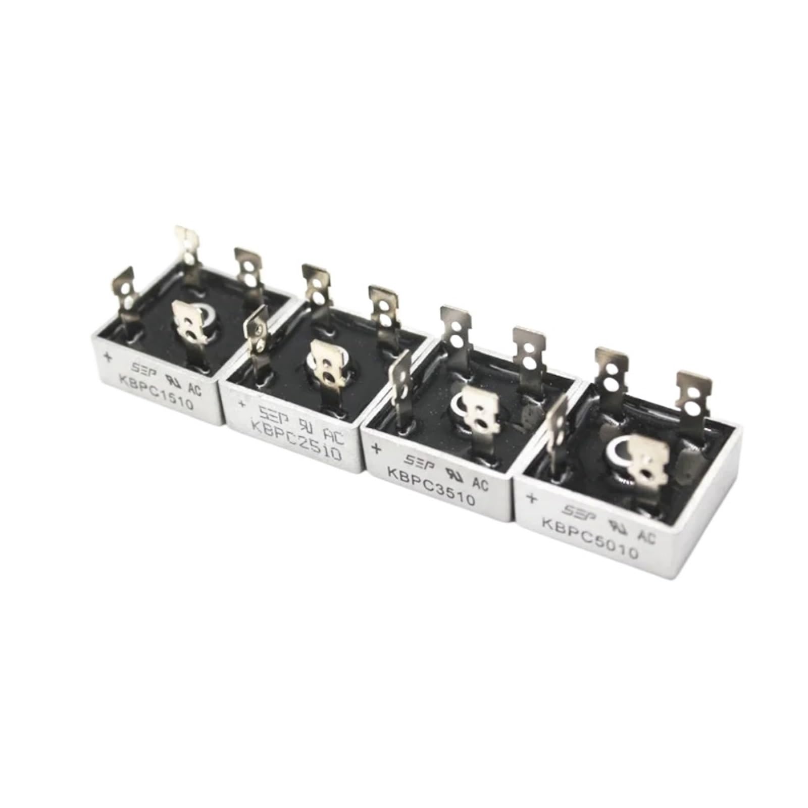 COSZWQDP 2PCS 1000V KBPC1510 KBPC2510 KBPC3510 KBPC5010 15A 25A 35A 10A Diode Bridge Rectifier(2pcs KBPC2510)