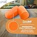 HEAROS Nanos NRR 28 Noise Cancelling Foam Ear Plugs - Extra Small Hearing Protection for Petite Ears - Ideal for Sleeping snoring Travel Concerts Sports Events and Shooting (25 Pairs)