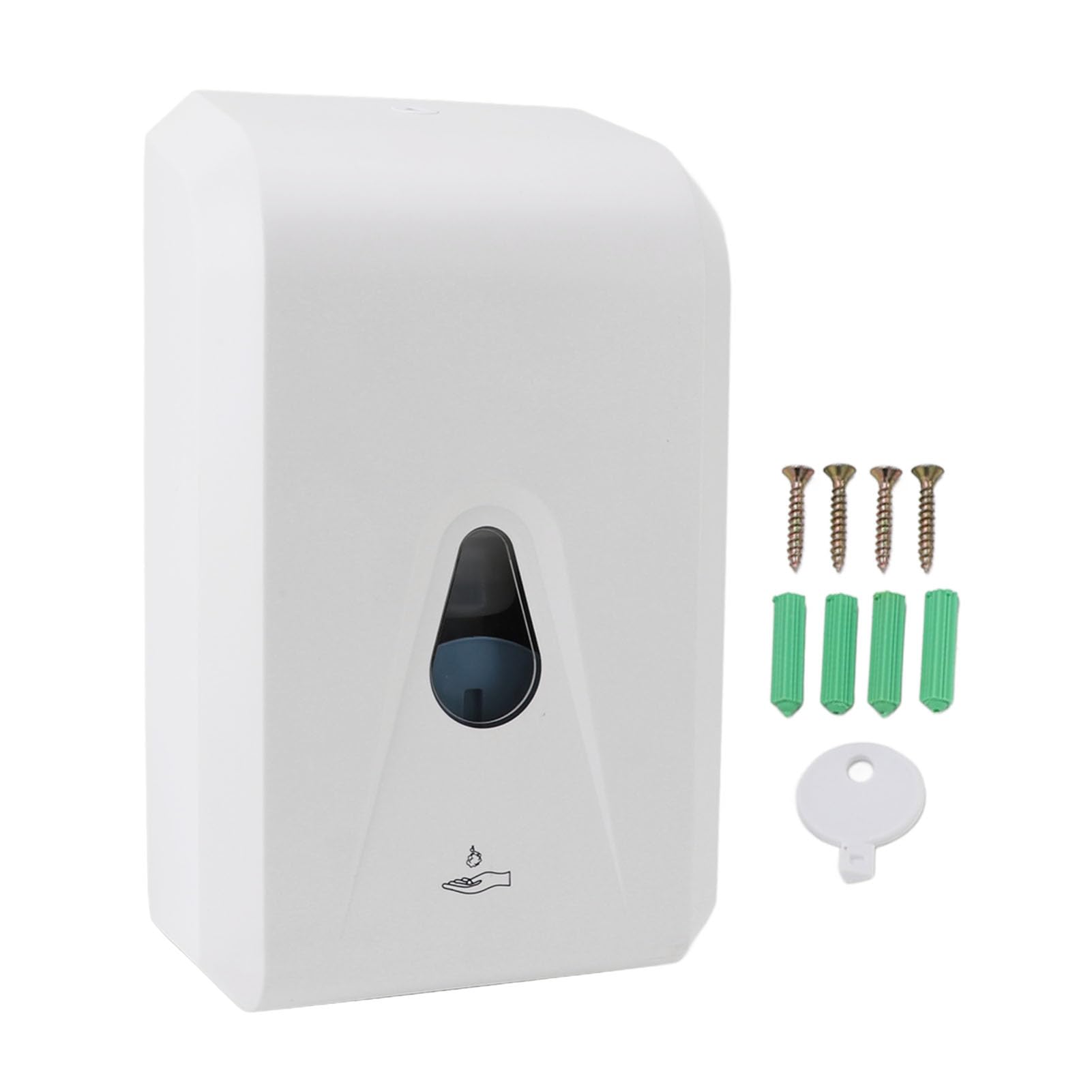 banapoy Dispensador Automático Jabón Espumoso Montado Pared | Máquina Lavado Jabón Manos Recargable sin Contacto para Baño Oficina Restaurante Escuela Hospital Inodoro Ahorro Espacio