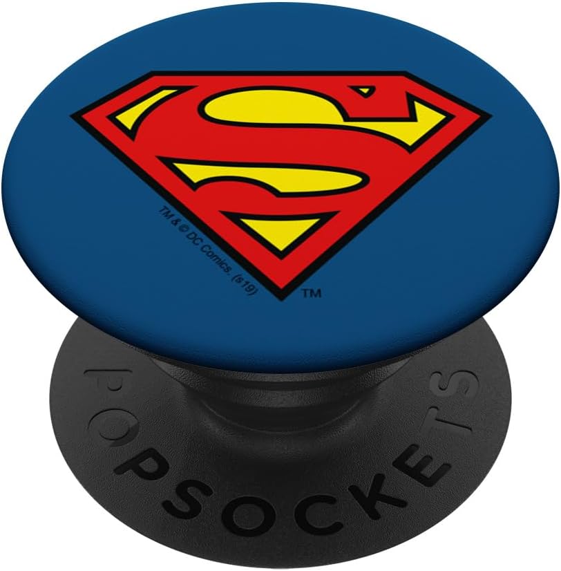 Superman Classic S Shield Logo PopSockets PopWallet for MagSafe