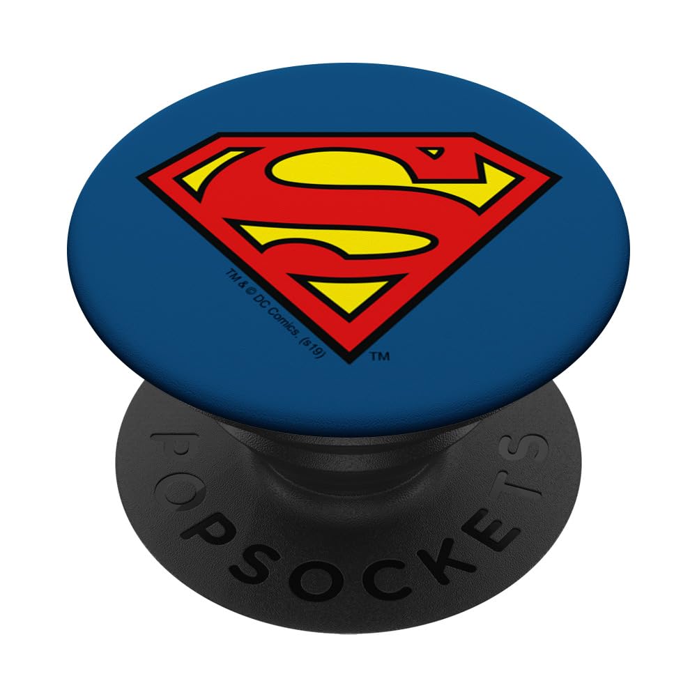 Superman Classic S Shield Logo PopSockets Adhesive PopGrip