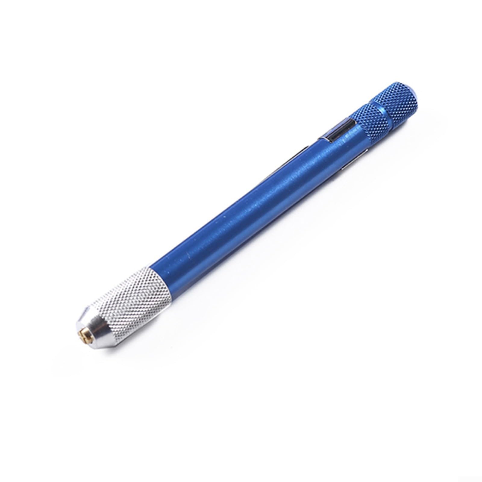 1 pièce pour mini perceuse manuelle 03–10 mm mandrin en alliage d'aluminium pour bois, plastique, caoutchouc, modélisme, bijoux, loisirs créatifs, outil de bricolage, bleu