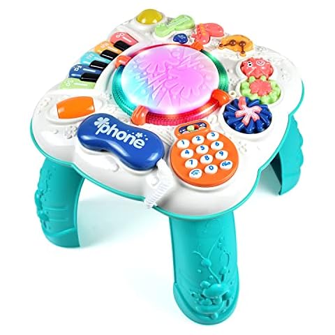 Tuko Baby Toys 6 to 12 Months,Activity Table Toy for Toddlers (Size: 11.8 x 11.8 x 12.2 inches) Cover