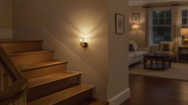 Image of JandCase Night Light, Floral Night Lights Plug into Wall 2 Pack