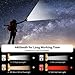 RUNACC Portable LED Work Light Rechargeable Magnetic Solar Charging Camping Light Emergency Light with 360° Rotation, 1000 lumens, 4 Lighting Modes