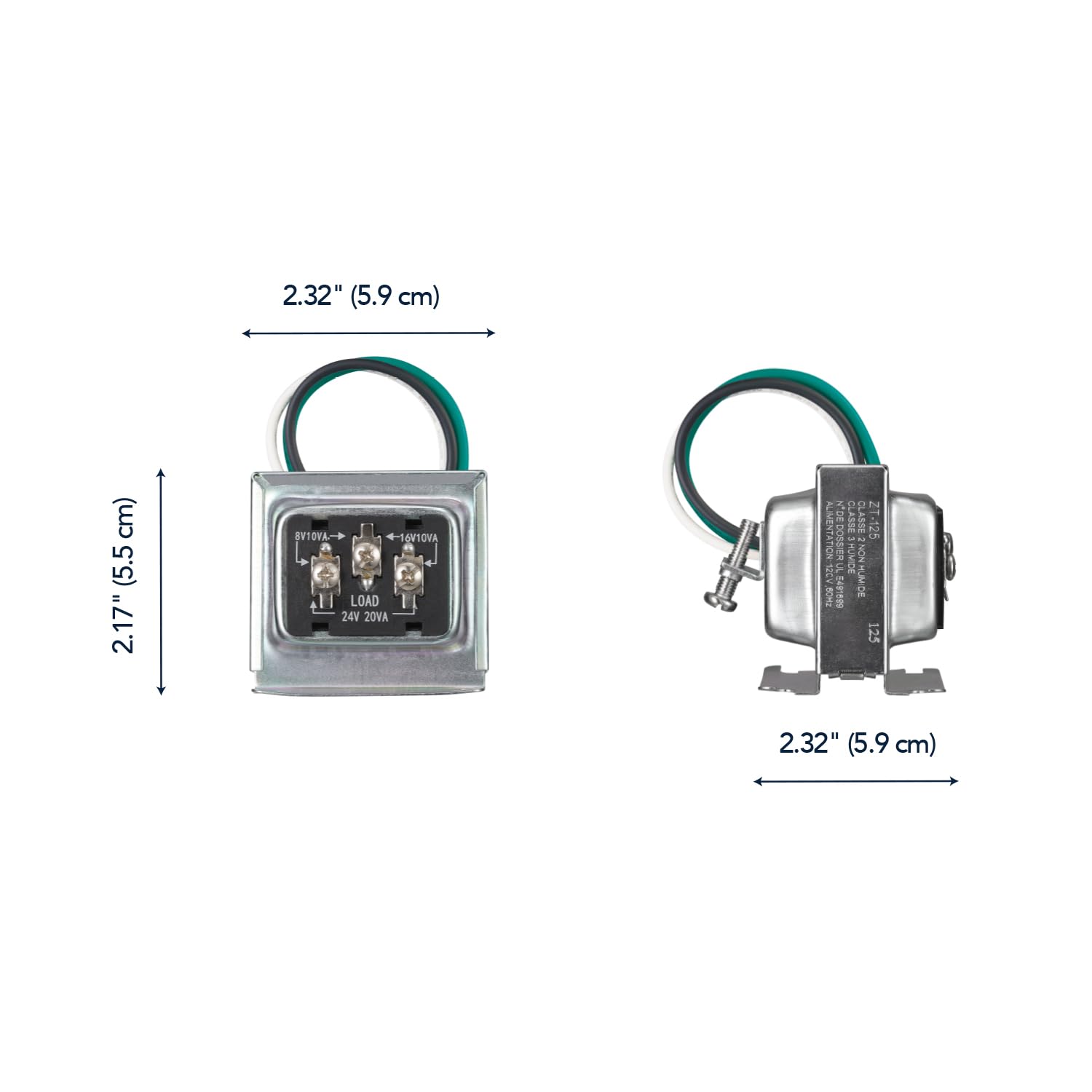 Heath Zenith SL-125-02 Transformador para timbre con cableado