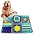 FREESOO Snuffle Mat for Dogs Pet Feeding Mat Puppy Puzzle Toys Nose Work Training Play Mats Interactive for Stress Release Blue
