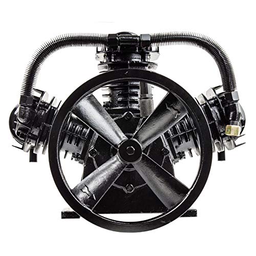Compressor Source 4 to 5 HP Air Compressor Pump Replacement Single Stage 3 Cylinder 10-12 CFM Max Cast Iron CS3065A