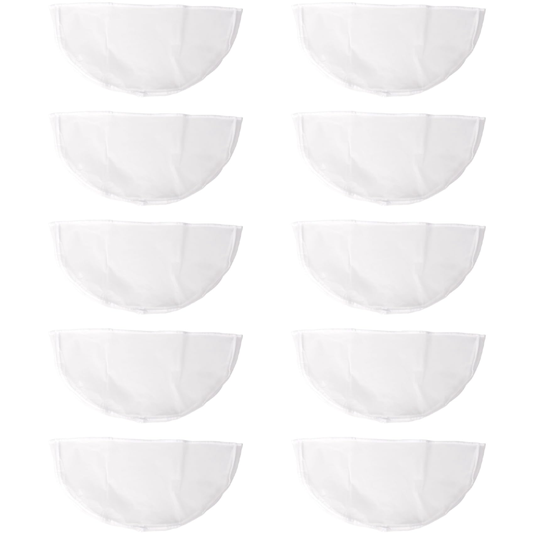CTRLZS 10 Piece Garment Bags Shoulder Cover Collar, Suit Covers Transparent Dust Protection