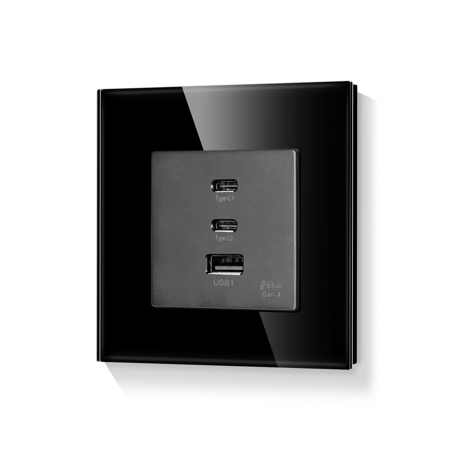 LIAONFOY 2.5D Super Fast Charging wandcontactdoos 86 mm 100-240 V