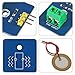 Coliao 6pcs Piezoelectric Sensor Analog Ceramic Piezo Vibration Sensor Module 3.3V/5V Piezoelectricity for DIY Kit