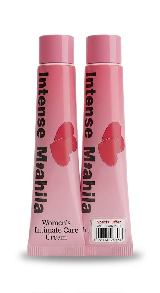 Intense Mahila Intimate Care Cream for Women – Hydrating, Soothing & Daily Feminine Wellness Pack of 2-image-35