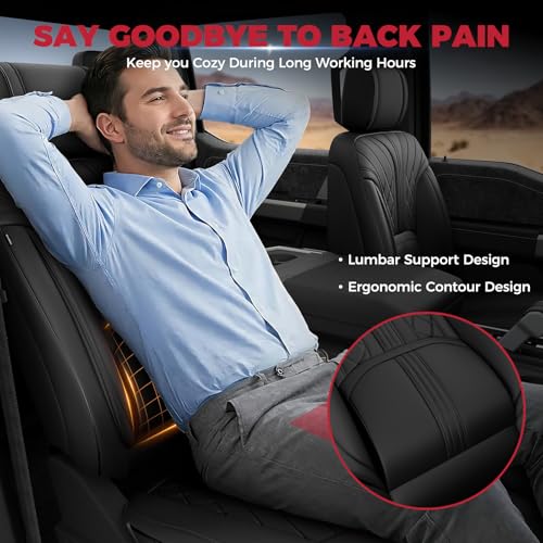 FREESOO Leather Seat Covers for F150
