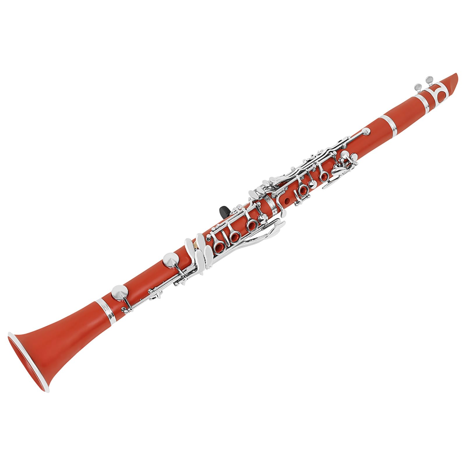 Clarinetto piatto in si avanzato con ampia gamma di tono e azione reattiva in ABS costruzione per studenti suonatori e musicisti ABS ergonomico clarinetto