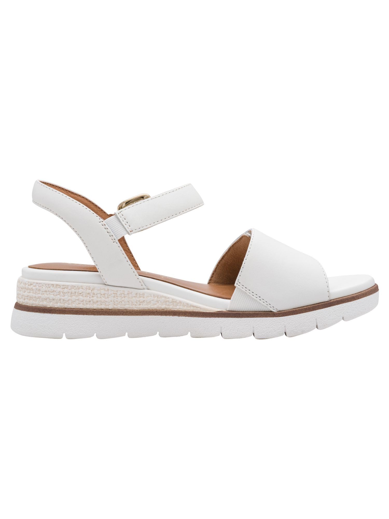 Tamaris Kobiety Tamaris Comfort Damen Wedge/Plat Sand MultiadjustableSandał na koturnie