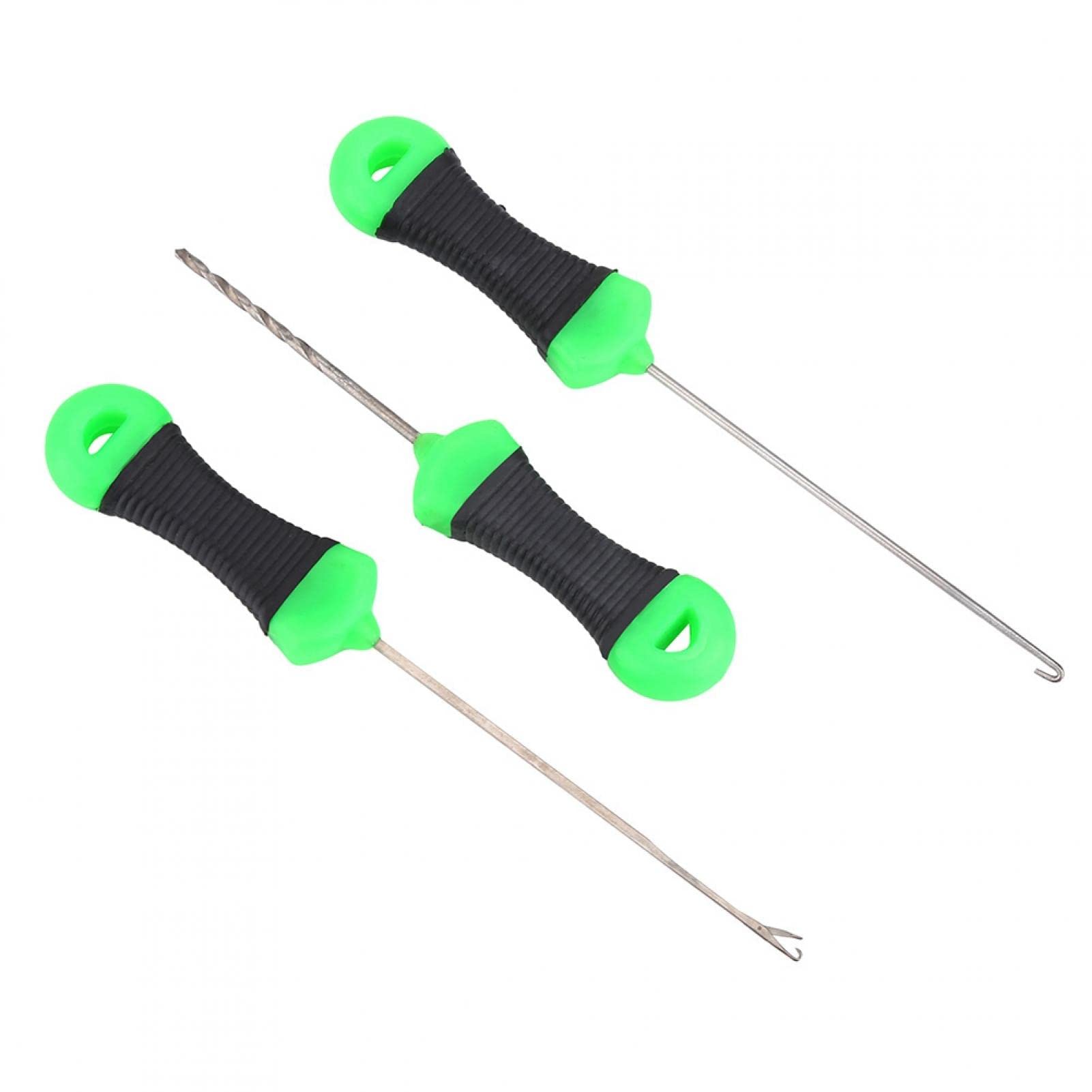 Carp Rig Tools, Multifunctional Convenient Grip Bait Needle 3Pcs Portable Design for Angling Situations