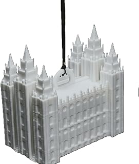 Salt Lake Temple Ornament – LDS Mormon Temple Christmas Decoration | Handcrafted Religious Keepsake for Tree or Home Display