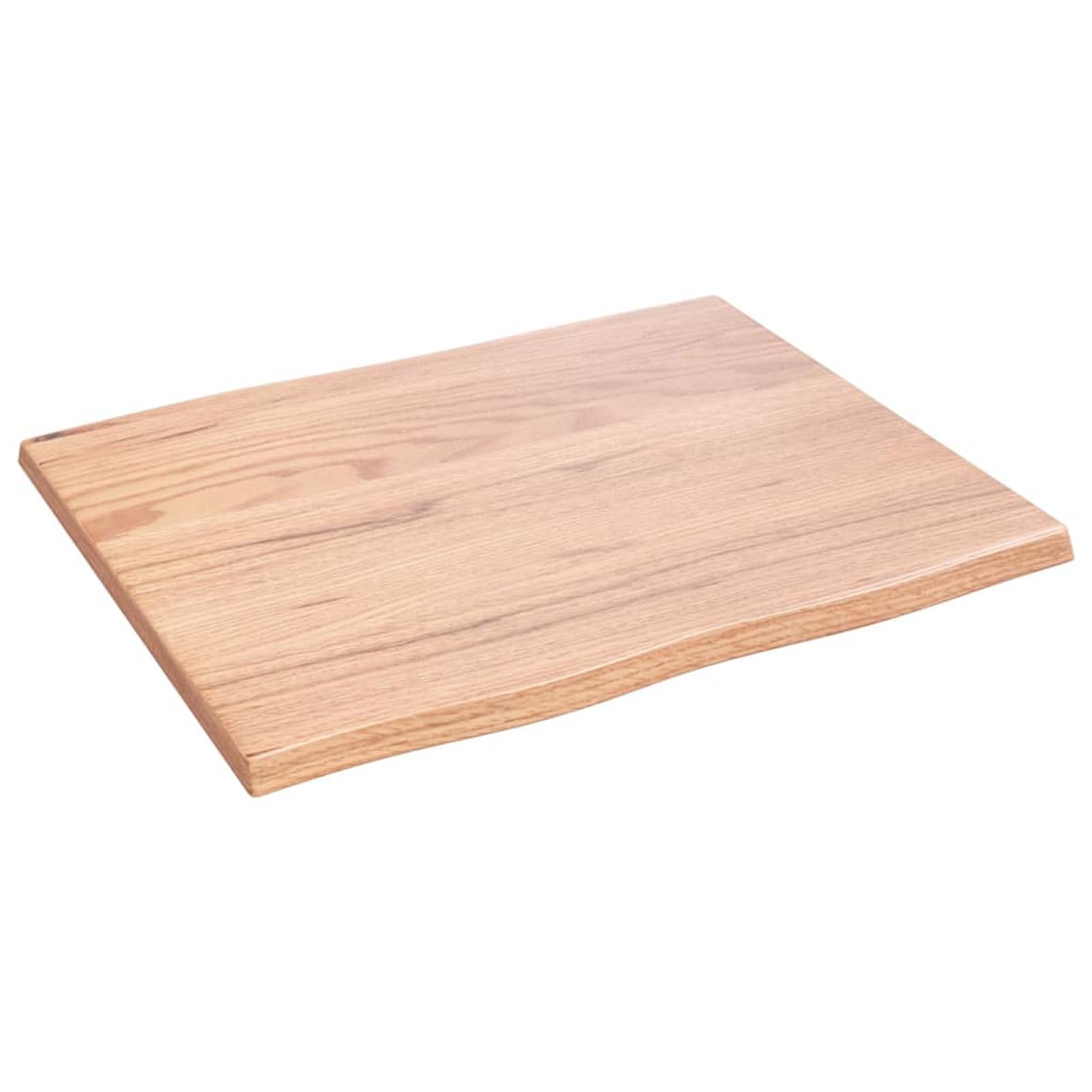 ShGaxin Blat biurkowy jasnobrązowy 60 x 50 x 2, lity dąb, blat biurka, akcesoria biurko-363932