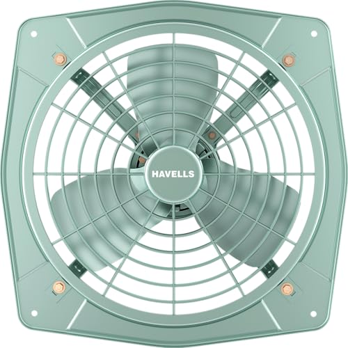 Image of Havells Ventil Air DSP 300mm Exhaust Fan | Strong Air Suction, Rust Proof Body |Suitable for Bathroom, Kitchen, and Office| Warranty: 2 Years | (Pack of 1, Pista Green)