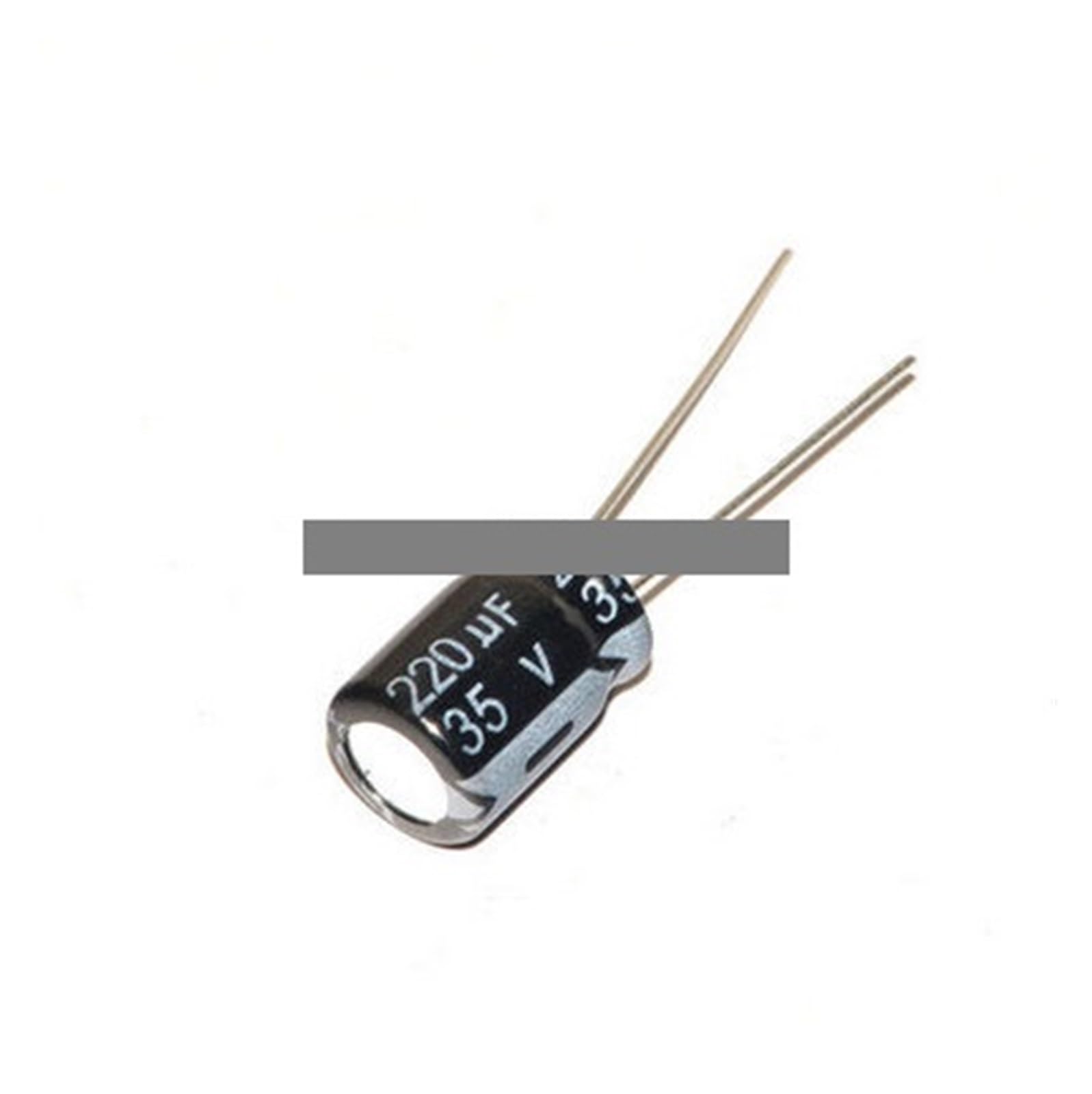 Condensateur électrolytique 35V 220 uF pour vos montages électroniques, lot de 1000 pièces