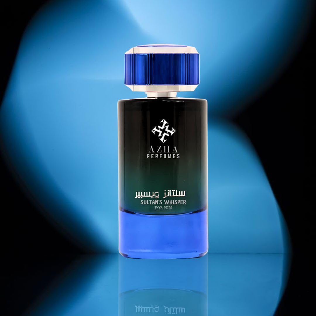 Azha Sultan's Whisper For Him Eau De Parfum Spray 100ML (3.4 OZ) Long Lasting Arabian Perfume For Men - A Regal Blend of Spices, Smoke, Vanilla, Tonka, Amber & Rich Fragrance - Signature Perfume Men - Image 6