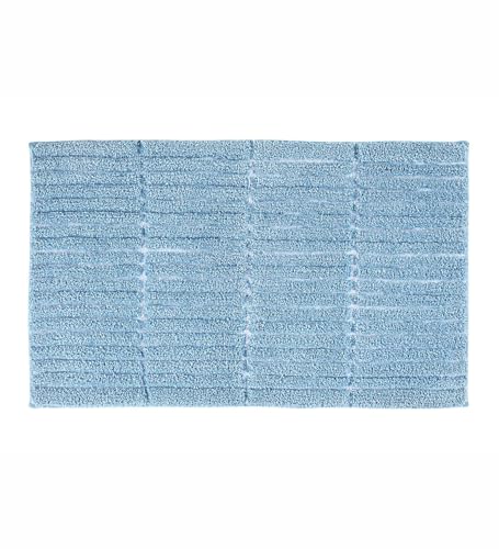 Image of Obsessions Soft & Plush Bath Mat | Quick Dry, Stain & Skid Resistant | Luxuriously Soft, Long Lasting Color | TPR Latex Backing, Size 50x80 cm, Aqua