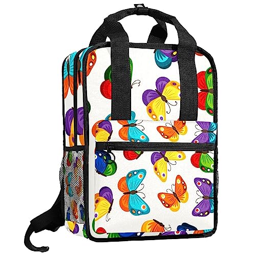 Sac à dos pour garçons à bretelles réglables motif papillon