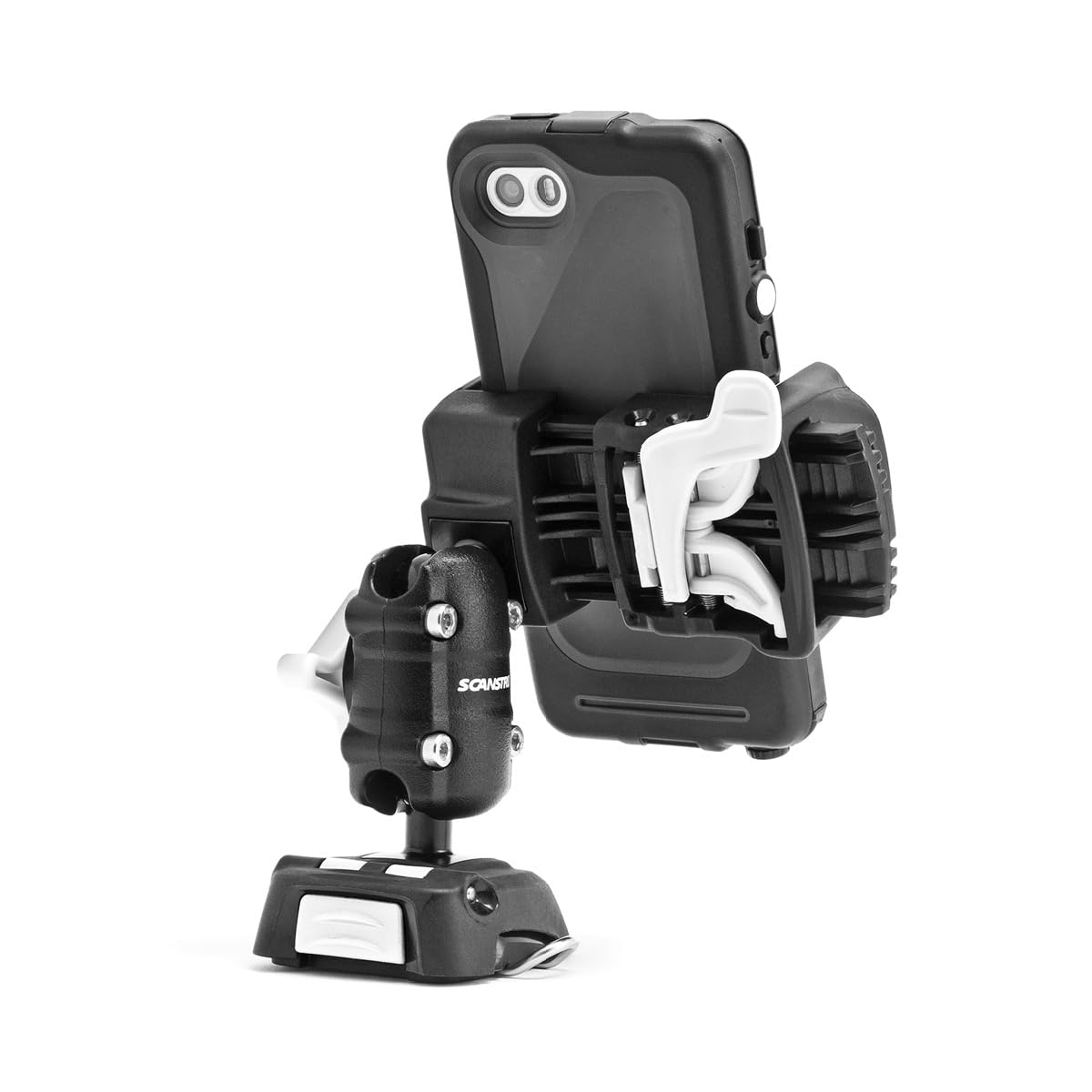 ROKK Mini Screw Down Base Phone Starter Kit, Black/Red/White, One Size