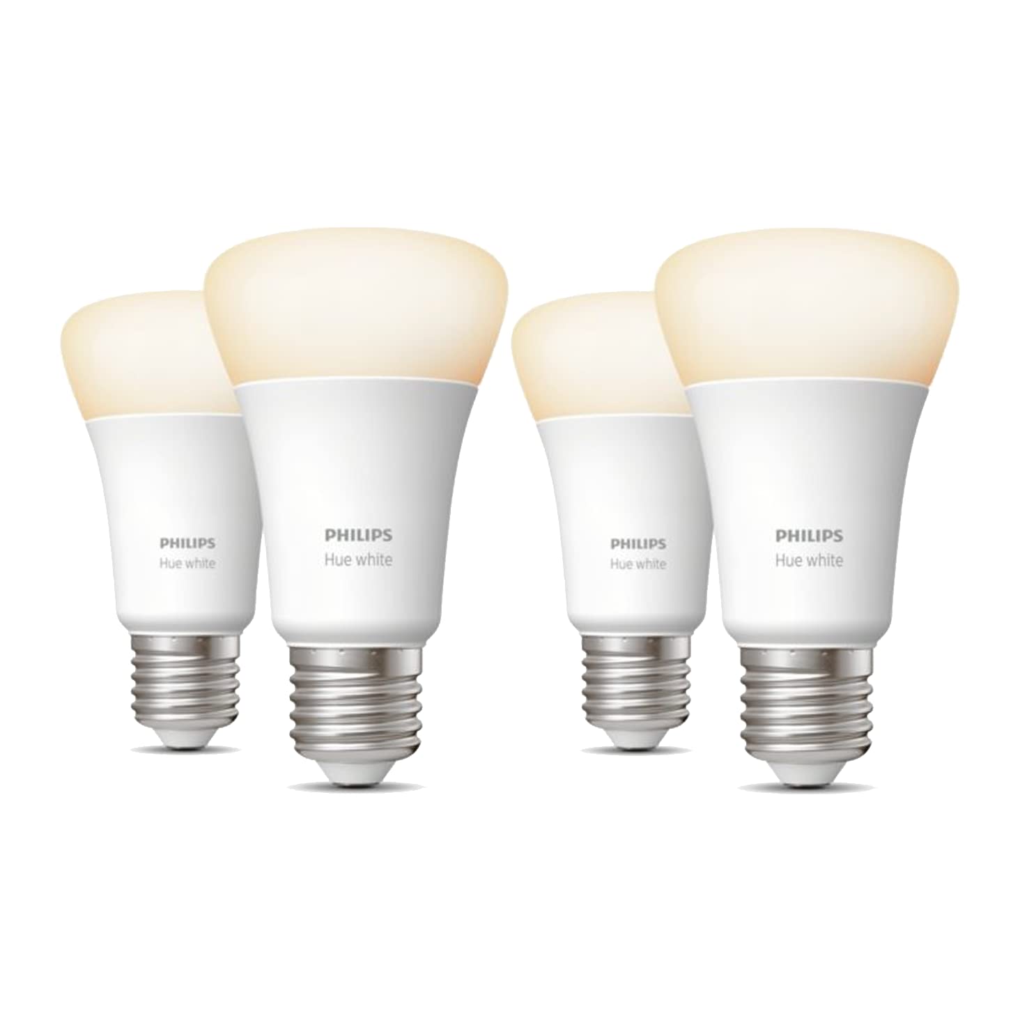 Philips Hue White, ampoule LED connectée E27, Pack de 4 & Hue Dim Switch Télécommande nomade variateur de lumière V2
