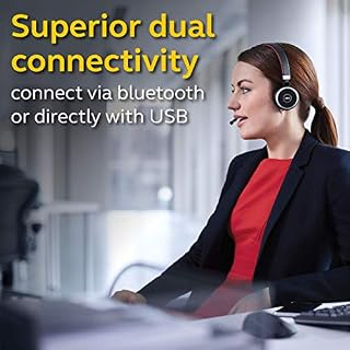 Jabra Evolve 65 Casque stéréo Bluetooth sans fil optimisé pour une communication unifiée, Noir - Les Beatles, Paul McCartney, John Lennon, RIngo Starr, George Harrison Jabra Evolve 65 Casque stéréo Bluetooth sans fil optimisé pour une communication unifiée, Noir – Image 5