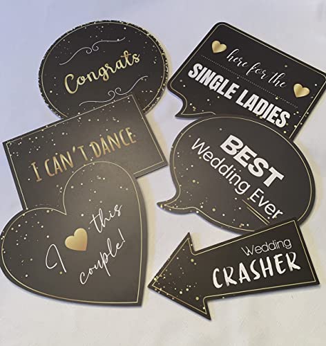 Premium Wedding Photo Booth Prop Set, (W-1) #TOP2
