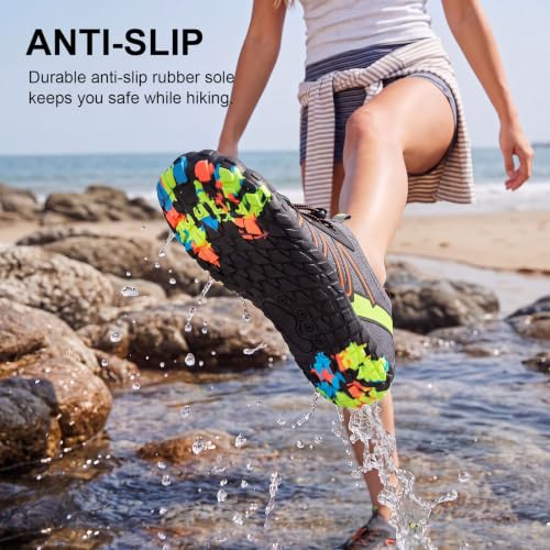 Image of Hike Barefoot Shoes Women Men Non-Slip Healthy Breathable Fashion Trail Running Womens Mens Wide Toe Zero Drop Water Shoe