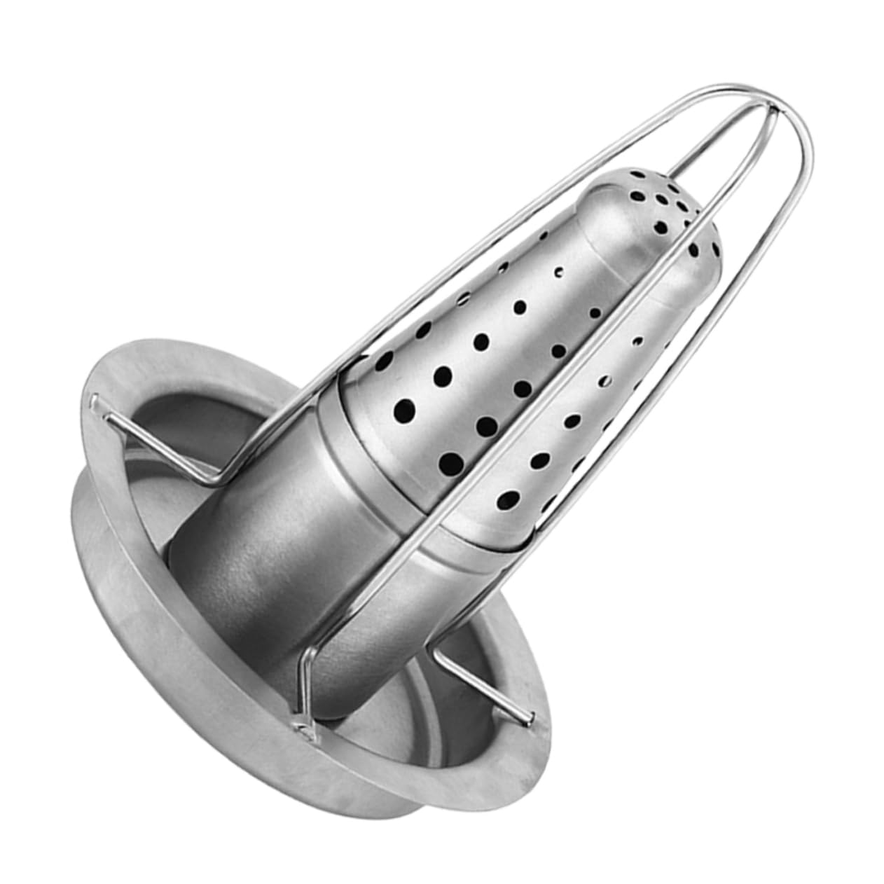 Edelstahl Hähnchenbräter Grillrost für Outdoor Bbq Grillzubehör Silber