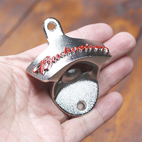 Amazon.co.jp: 栓抜き 壁面 メタルウォールマウント ボトルオープナー