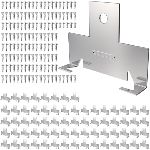 68 PCS Recessed Light Clips for Retrofitting Recessed Light Canisters,Retrofit Light Clips Housing C Clips for Downlight with Self Tapping Screw,for Down Light Can Lighting,Use with Torsion Springs