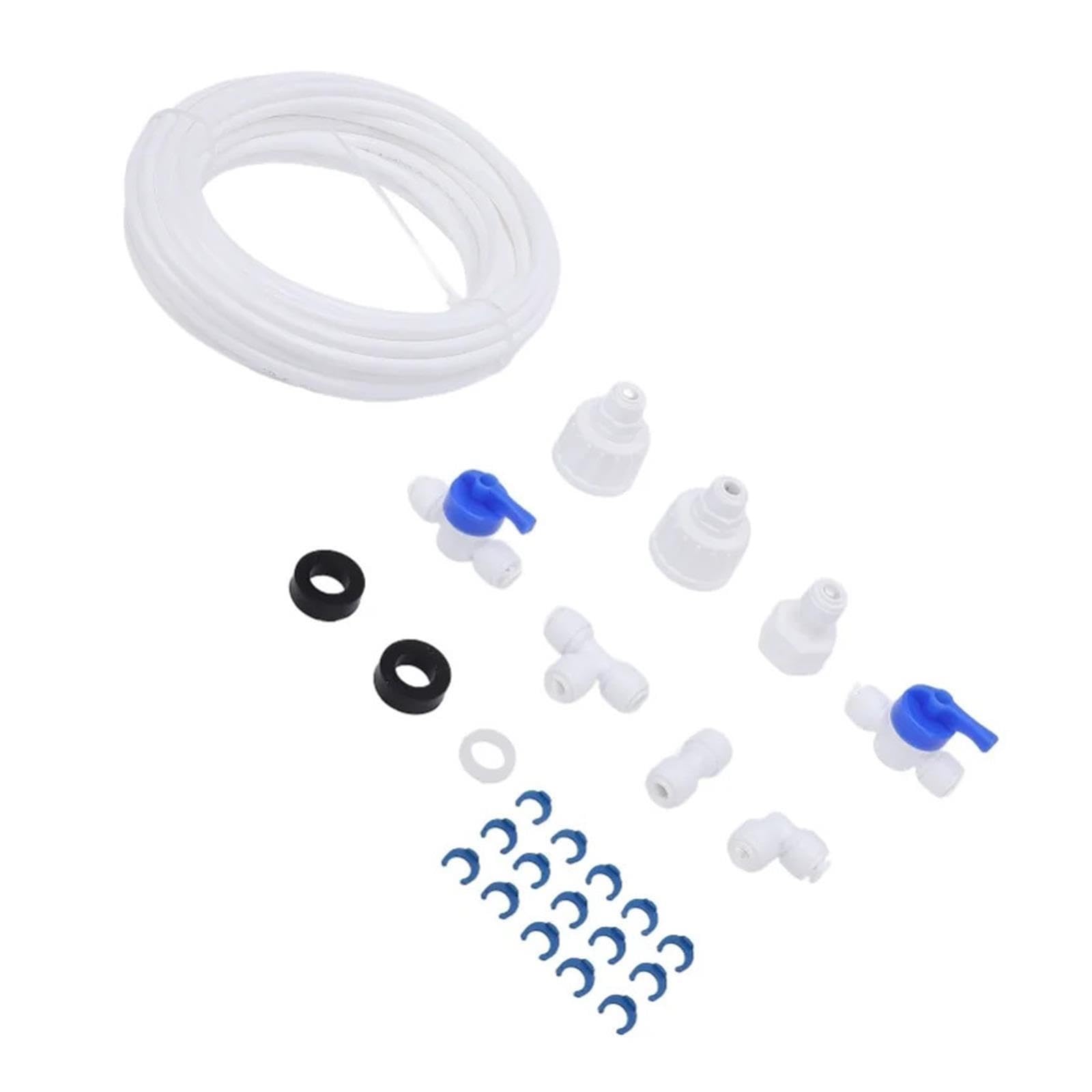 Kit De Connexion De Conduite D'eau For Réfrigérateur, 1/4 Pouces, Remplacement Universel De Tuyau De Réfrigérateur Côte À Côte For Systèmes D'osmose Inverse