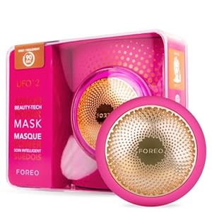 FOREO UFO 2 Red Light Therapy For Face – Anti Aging Face Moisturizer And Dark Spot Remover – For Deep Facial Hydration – Full LED Spectrum – Fuchsia